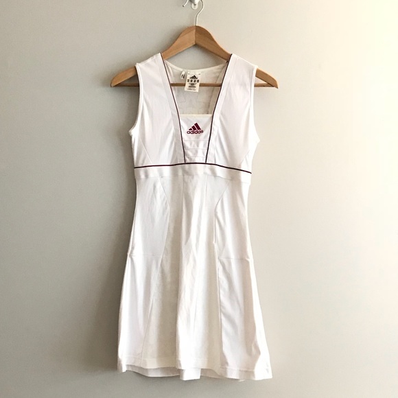 adidas white tennis dress